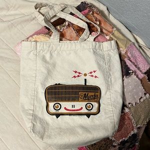 Marfa Public Radio canvas tote bag